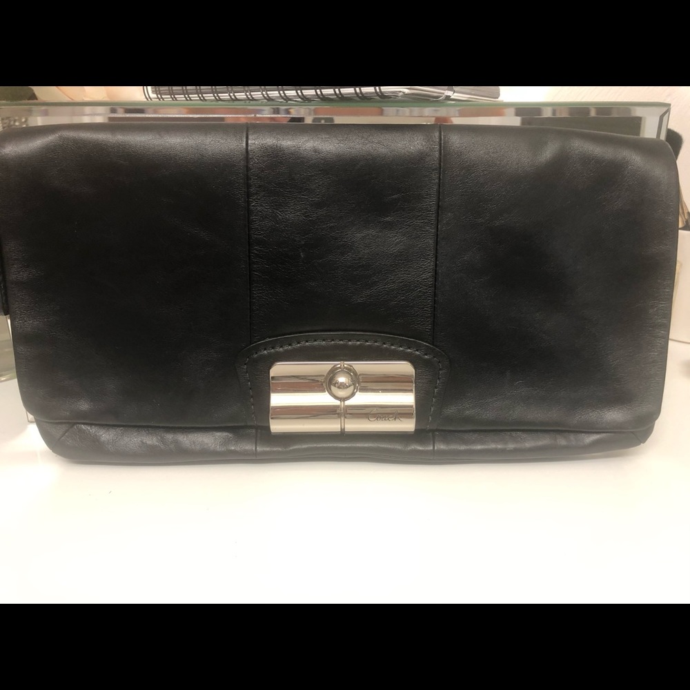 Coach Black Clutch